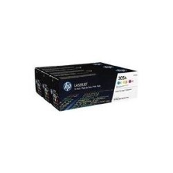 HP Toner Multipack CF370AM (305A) - C/M/Y - Kapazität: 3x 2.600 Seiten (CF370AM)