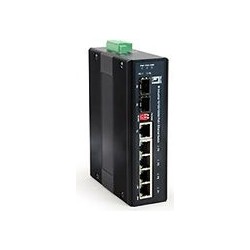 LevelOne Level One IES-0620 - Switch - 4 x 10/100/1000 (PoE+) x Gigabit Ethernet/Gigabit SFP-Kombination x Fast Ethernet/Gigabi