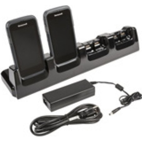 Honeywell Dolphin ChargeBase - Handgerät-Ladeständer und Netzteil - 4 Ausgangsstecker - Europa (CT50-CB-2)