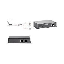 LevelOne POR-0122 - Repeater - 2 Anschlüsse - 10Base-T, 100Base-TX, 1000Base-T - RJ-45 / RJ-45 - extern - bis zu 100 m (552043)