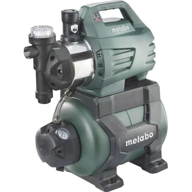 Metabo HWWI 4500/25 Hauswasserwerk 1300 W 4,8 bar 4500 l/h Schwarz/Grün (600974000)