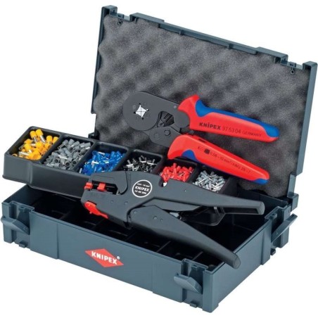 Knipex 97 90 10 Crimp-Sortiment für Aderendhülsen 0.08 - 10.0 mm² (AWG 28-7) (97 90 10)