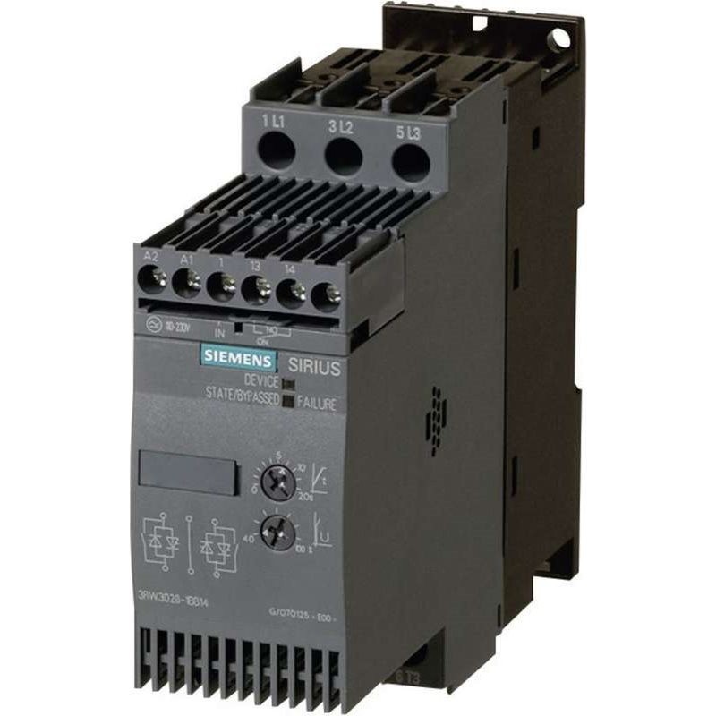 Siemens Sanftstarter Motorleistung bei 400 V 15 kW Motorleistung bei 230 V 7.5 kW 400 V/AC Nennstrom 32 A 3RW3027 (3RW3027-1BB1