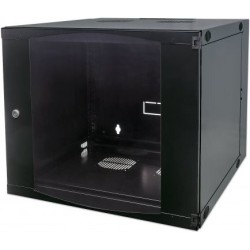 Intellinet Double Section - Wandschrank - Schwarz, RAL 7021 - 15U - 48,3 cm (19") (713887)