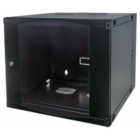 Intellinet Double Section - Wandschrank - Schwarz, RAL 7021 - 15U - 48,3 cm (19") (713887)