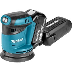 Makita DBO180RTJ - Exzenterschleifer - schnurlos - 125 mm - 2 Akkus - 18 V (DBO180RTJ)