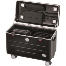 PARAT PARAPROJECT Case N10 - Wagen (nur Laden) - für 10 Notebooks - verriegelbar - Aluminium, ABS-Kunststoff, Conpearl - Schwar