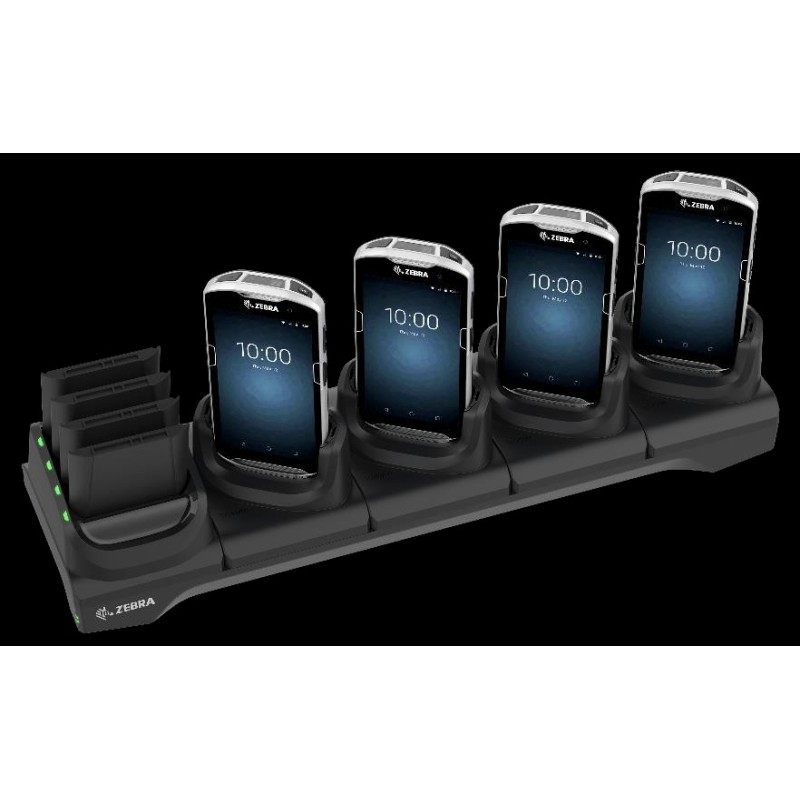 Zebra 5-Slot Ethernet ShareCradle - Docking Cradle (Anschlußstand) - Ethernet - 10Mb LAN - für Zebra TC51, TC56 (CRD-TC51-5SETH
