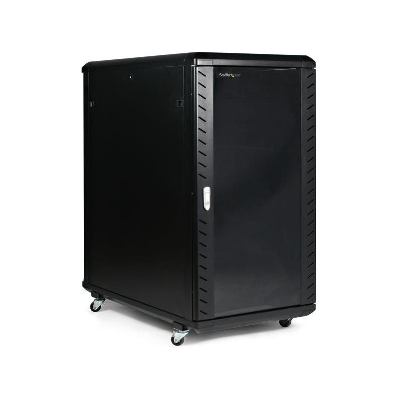 StarTech.com Zerlegbarer 22HE Serverschrank mit Rollen - Schrank - 22U - für P/N: UNISLDSHF19