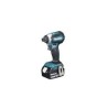 Makita DTD153RTJ - Schlagschrauber - schnurlos - 1/4" -Inbuseinsatz 6.35 mm - 170 N m - 2 Akkus - 18 V