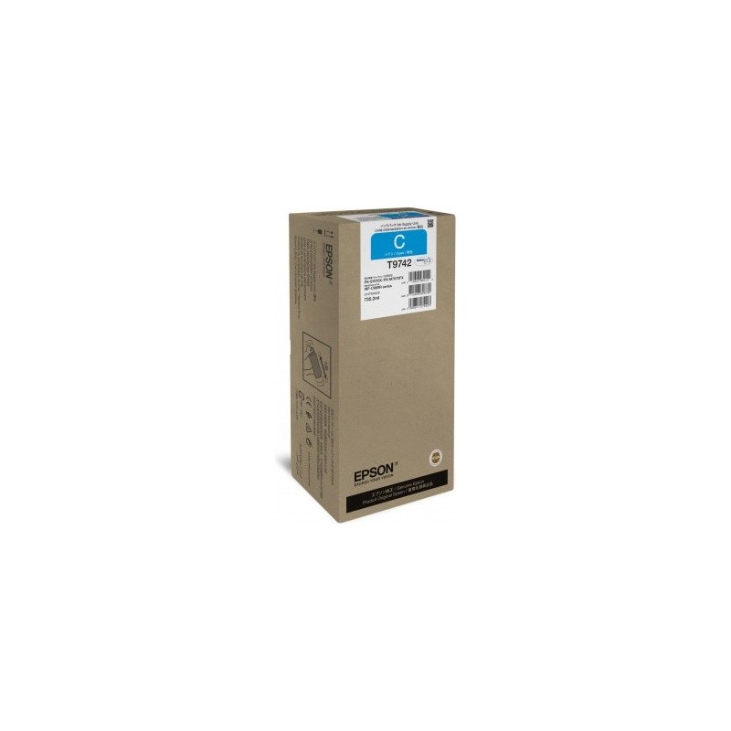 Epson T9742 - 735,2 ml - Größe XXL - Cyan - Original - Tintenpatrone - für WorkForce Pro WF-C869RD3TWFC, WF-C869RDTWF, WF-C869R
