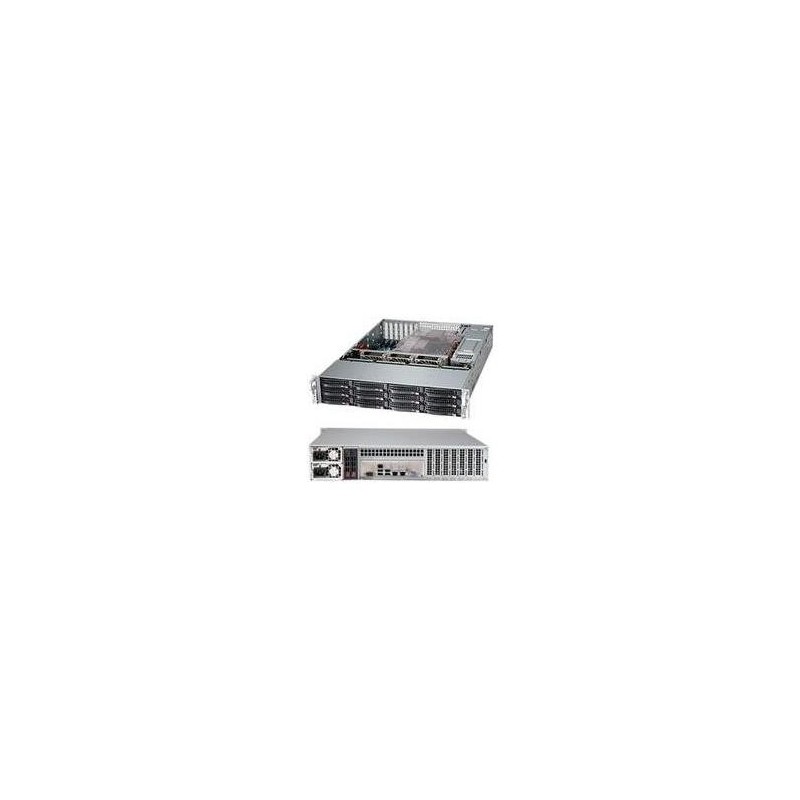 Super Micro Supermicro SC826 BE1C4-R1K23LPB - Rack - einbaufähig - 2U - verbessertes, erweitertes ATX - SATA/SAS - Hot-Swap 120