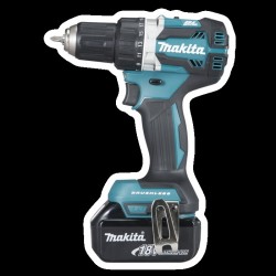 Makita DDF484RTJ - Bohrer/Schrauber - schnurlos - 2 Geschwindigkeiten - Bohrfutterschlüssel 13 mm - 54 N m - 2 Akkus - 18 V