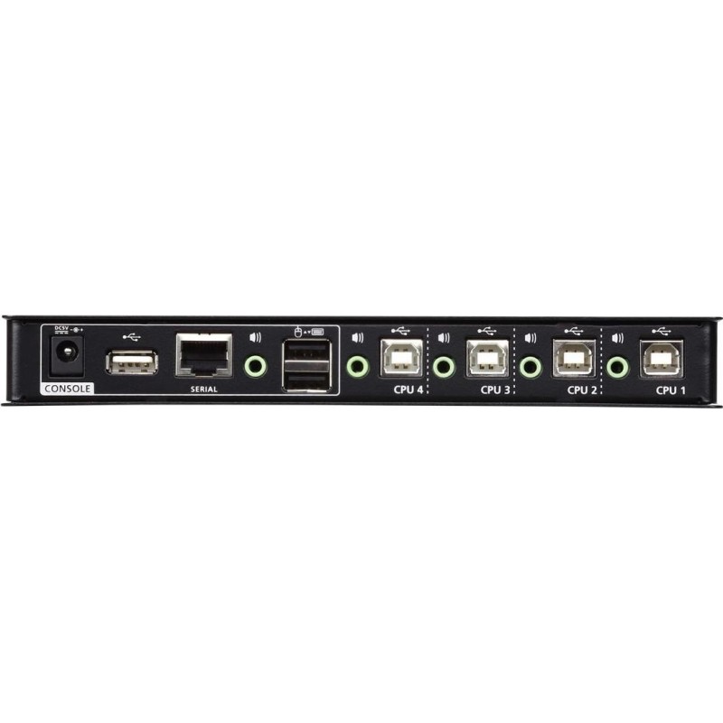ATEN CS724KM USB Boundless KM Switch - Schalter Tastatur/Maus/USB/Audio - 4 x Tastatur/Maus/USB/Audio - 1 lokaler Benutzer - De