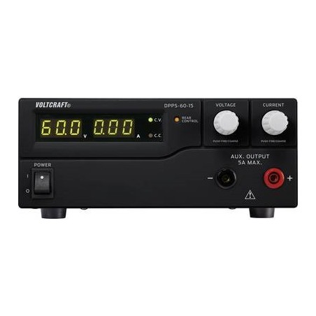 VOLTCRAFT Labornetzgerät, einstellbar DPPS-60-15 1 - 60 V/DC 0 - 15 A 900 W USB programmierbar Anzahl Ausgänge 1 x (DPPS-60-15)