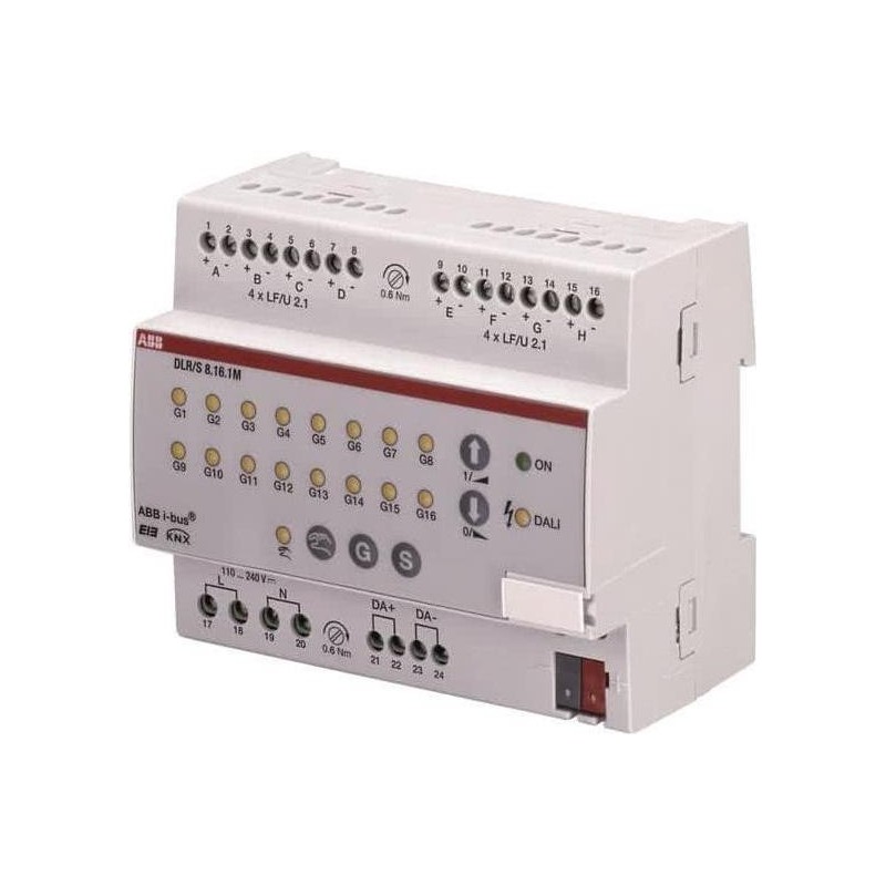 ABB STOTZ-KONTAKT DALI-Lichtregler DLR/S8.16.1M 8fach (2CDG110101R0011)
