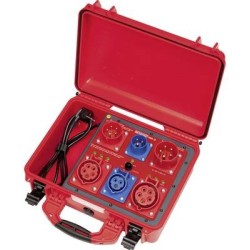Benning Messadapter CEE-Kupplung 16 A 3polig, CEE-Kupplung 32 A 5polig, CEE-Kupplung 16 A 5polig, CEE-Stecker 16A 3-Polig, CEE-