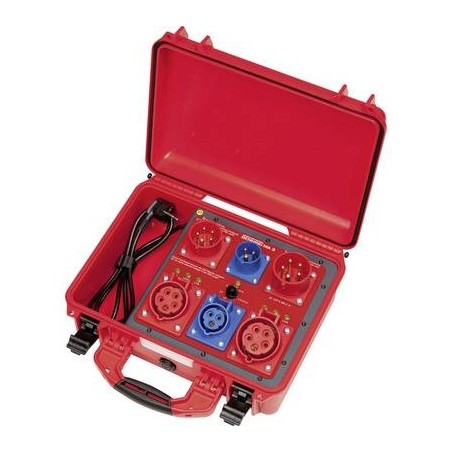 Benning Messadapter CEE-Kupplung 16 A 3polig, CEE-Kupplung 32 A 5polig, CEE-Kupplung 16 A 5polig, CEE-Stecker 16A 3-Polig, CEE-