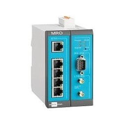 Insys MoRoS icom MRO-L210 - LTE-Router - Ethernet-WAN - 10 Gigabit Ethernet - 100 Gigabit Ethernet - Blau - Grau - Weiß (100194