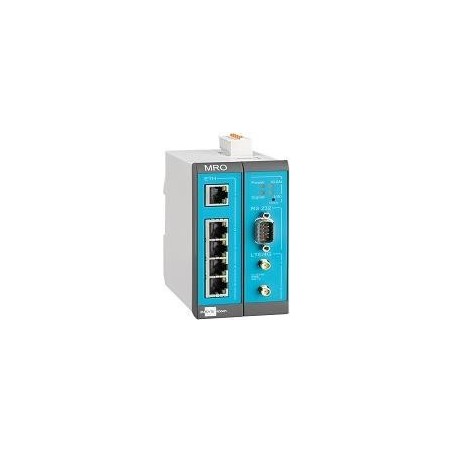 Insys MoRoS icom MRO-L210 - LTE-Router - Ethernet-WAN - 10 Gigabit Ethernet - 100 Gigabit Ethernet - Blau - Grau - Weiß (100194