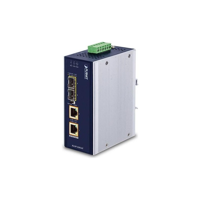 PLANET IGUP-2205AT - Medienkonverter - GigE - 10Base-T, 1000Base-LX, 1000Base-SX, 100Base-TX, 1000Base-T, 1000Base-BX - RJ-45 /
