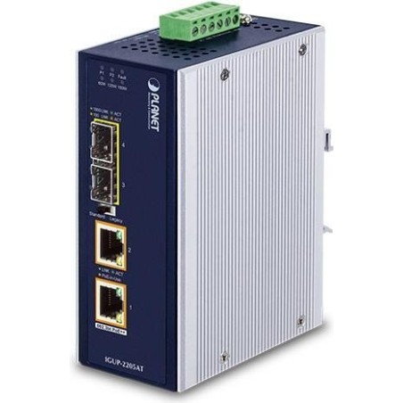PLANET IGUP-2205AT - Medienkonverter - GigE - 10Base-T, 1000Base-LX, 1000Base-SX, 100Base-TX, 1000Base-T, 1000Base-BX - RJ-45 /
