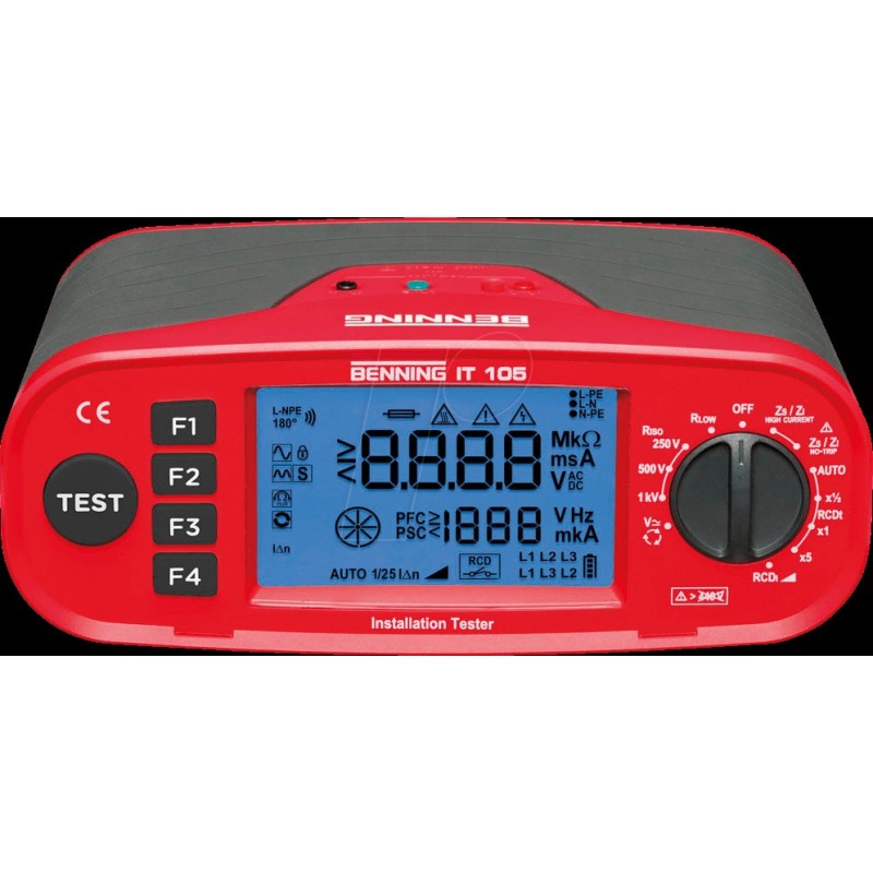 BENNING IT 105 - Installationsprüfgerät IT 105, DIN VDE 0100/105 (044105)