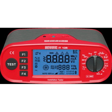 BENNING IT 105 - Installationsprüfgerät IT 105, DIN VDE 0100/105 (044105)