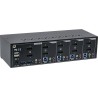InLine KVM Desktop Switch - 4-fach - Dual-Monitor DP 1.2 - 4K - USB 3.0 - Audio (63654I)