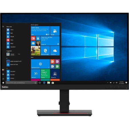 Lenovo ThinkVision T27q-20 - LED-Monitor - 68.6 cm (27") (27" sichtbar) - 2560 x 1440 QHD - IPS - 350 cd/m² - 1000:1 - 4 ms - H