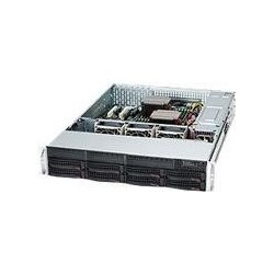 Super Micro Supermicro SC825 TQC-R802LPB - Rack-Montage 2U - enhanced E-ATX - SATA/SAS - Hot-Swap 800 Watt - Schwarz (CSE-825TQ