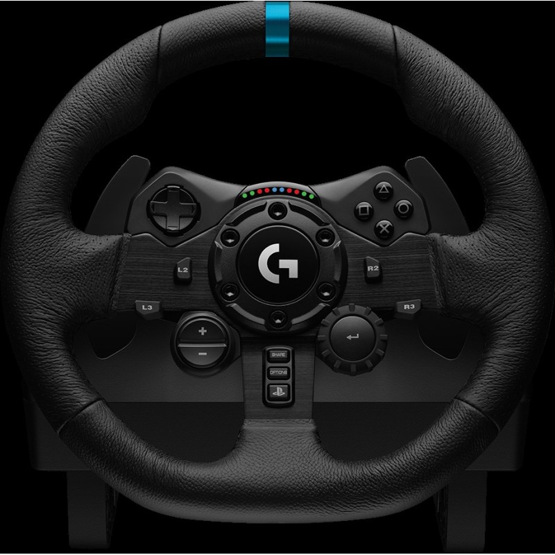 Logitech G923 - Lenkrad- und Pedale-Set - kabelgebunden - für PC, Sony PlayStation 4, Sony PlayStation 5 (941-000149)