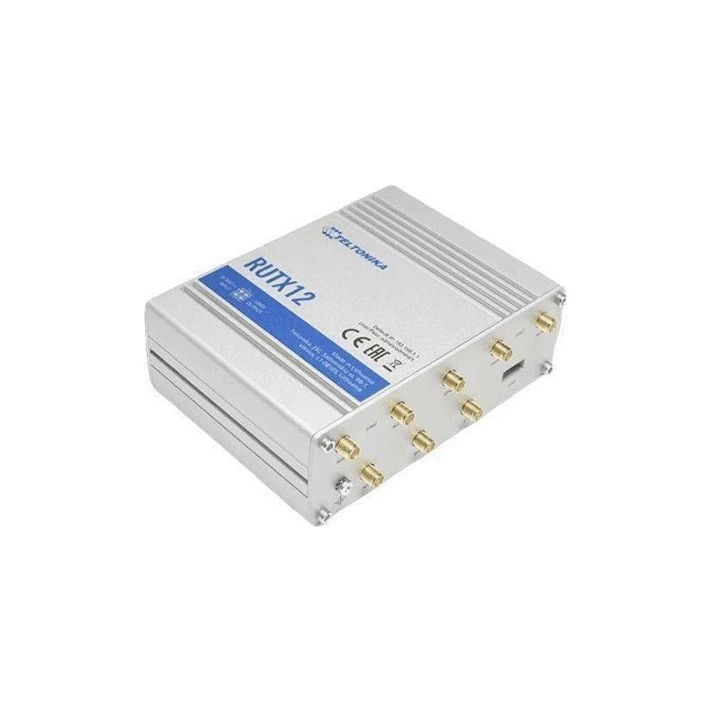 Teltonika RUTX12 - Wireless Router - WWAN 5-Port-Switch - 1GbE, PPP, Modbus - Wi-Fi 5 - Dual-Band (RUTX12000000)