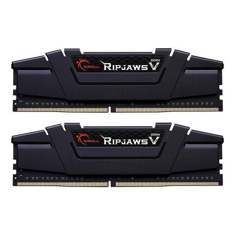 G.Skill Ripjaws V - DDR4 - Kit - 64 GB: 2 x 32 GB - DIMM 288-PIN - 2666 MHz / PC4-21300 - CL19 - 1.2 V - ungepuffert - non-ECC