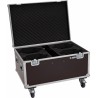ROADINGER Flightcase 4x LED TMH-X4 mit Rollen (31005175)