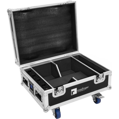 ROADINGER Flightcase 4x AKKU IP UP-4 QuickDMX mit Ladefunktion (31005127)