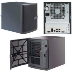 Super Micro Supermicro SC721 TQ-350B - Tower - Mini-ITX 350 Watt (ATX) - Schwarz - USB (CSE-721TQ-350B)