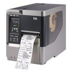 TSC MX341P, 12 Punkte/mm (300dpi), Disp., RTC, USB, USB-Host, RS232, Ethernet Etikettendrucker, Thermotransfer, Auflösung: 12 P