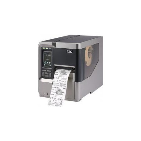 TSC MX341P, 12 Punkte/mm (300dpi), Disp., RTC, USB, USB-Host, RS232, Ethernet Etikettendrucker, Thermotransfer, Auflösung: 12 P