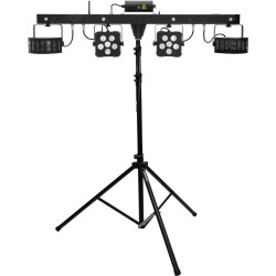 EUROLITE Set LED KLS Laser Bar PRO FX-Lichtset + M-4 Boxenhochständer (20000452)