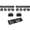 EUROLITE Set 2x LED KLS-180 + 2x LED WF-40 + DMX LED Color Chief Controller (20000435)