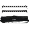 EUROLITE Set 2x LED BAR-12 QCL RGBA + Soft-Bag (20000415)