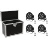 EUROLITE Set 4x LED SLS-603 + Case EC-SL4M Größe M (20000306)