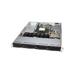 Supermicro SC815 TQC4-605WB2 - Rack-Montage - 1U - SATA/SAS - Hot-Swap 600 Watt - Schwarz