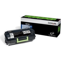 Lexmark 522HL - Tonerpatrone - 1 - 25000 Seiten - LCCP, LRP - für Lexmark MS710dn, MS711dn (52D2H0L)