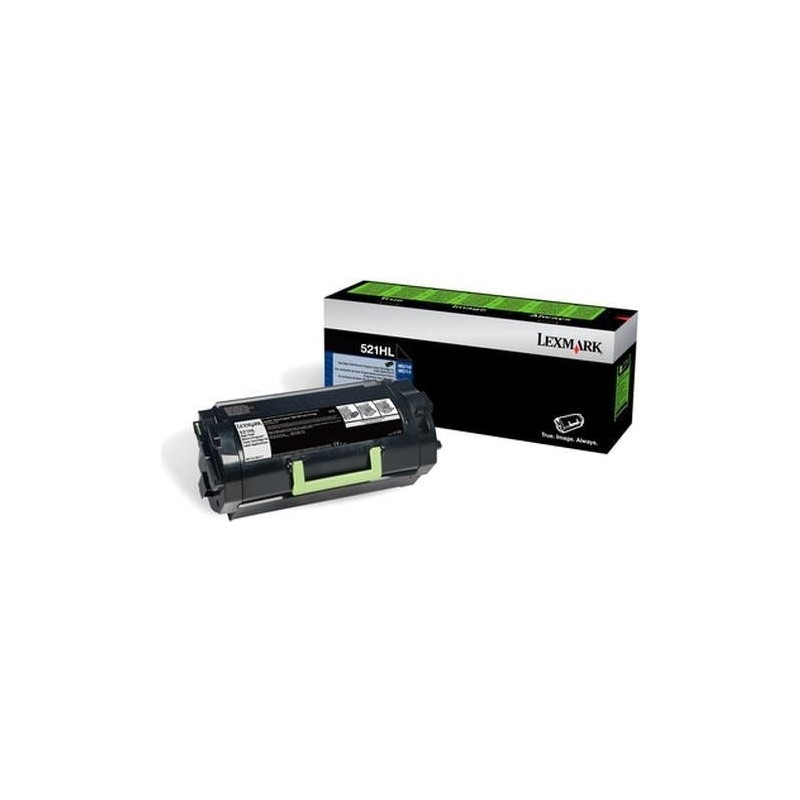 Lexmark 522HL - Tonerpatrone - 1 - 25000 Seiten - LCCP, LRP - für Lexmark MS710dn, MS711dn (52D2H0L)