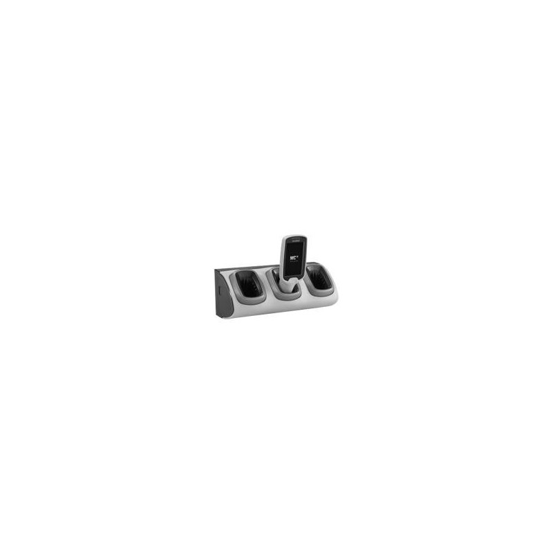 Zebra 3-Slot High Density Non-Locking Cradle - Handheld-Ladestation - 3 Ausgangsstecker - für Zebra MC18 Personal Shopper (CRD-