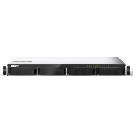 QNAP TS-435XEU-4G - NAS-Server - 4 Schächte - SATA 6Gb/s - RAID 0, 1, 5, JBOD - RAM 4 GB - iSCSI Support - 1U