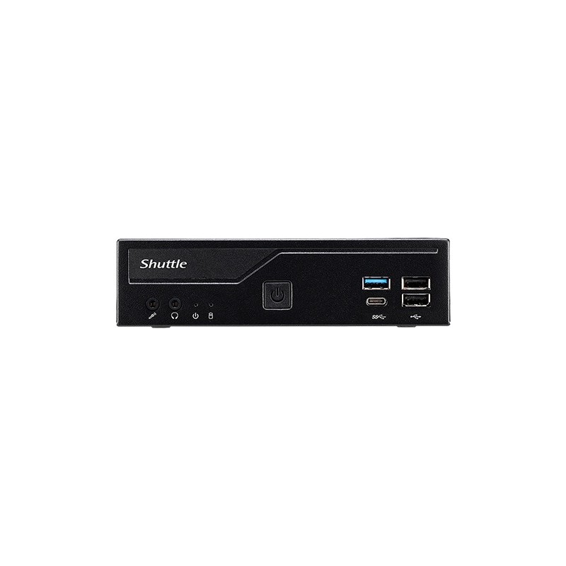 Shuttle XPC slim DH610 - Barebone - Slim-PC - LGA1700-Sockel - Intel H610 - keine CPU - RAM 0GB - GigE, 2,5 GigE - Schwarz (DH6