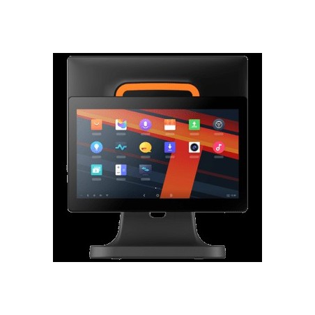 Sunmi T2s Lite, 39,6cm (15.6"), Full HD, KD, USB, RS232, BT, Ethernet, WLAN, Android, schwarz, orange Kassensystem, Retail, Bil